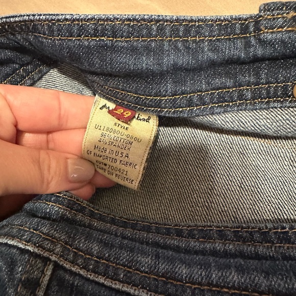 “ Vintage “7 For Mankind jeans - Picture 6 of 9